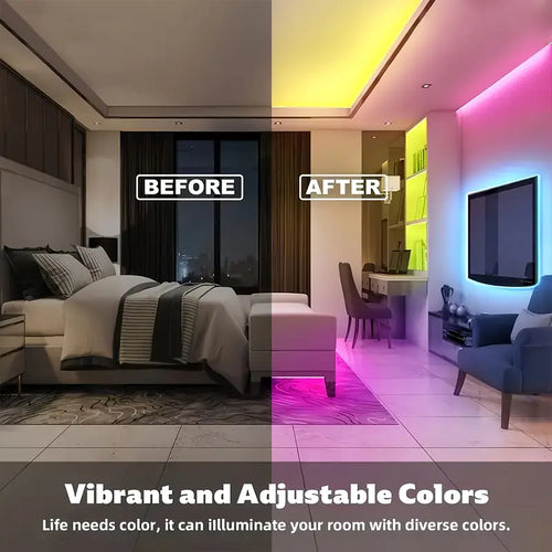 100ft Smart RGB LED Strip Lights
