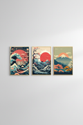 Ocean 3-Panel Wall Art Set – Hero Shot