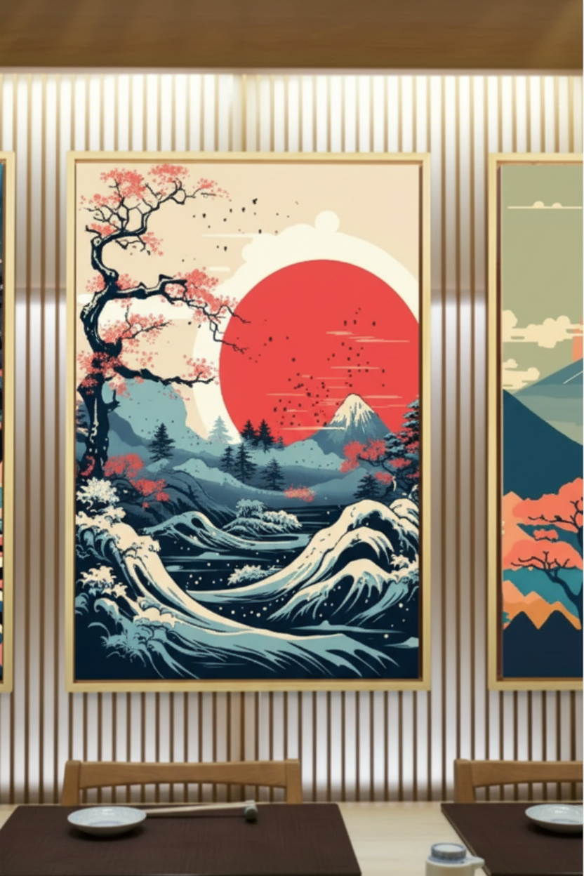 Close-Up Detail of Frame and Print Quality