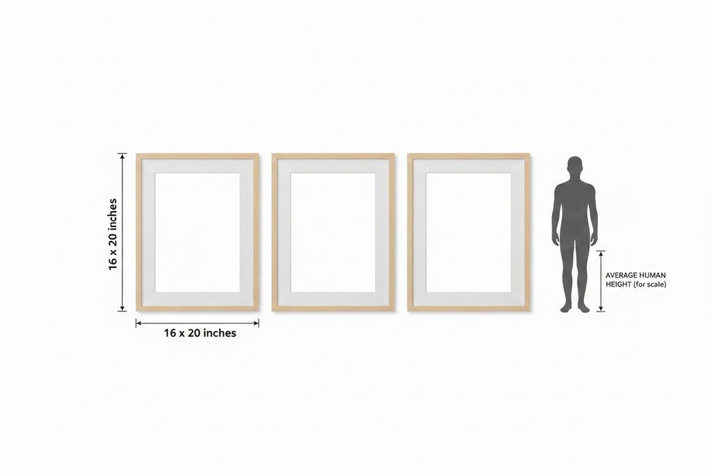 Size and Scale Reference – 16x20 Inch Frames