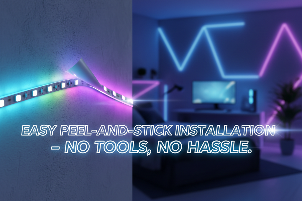 100ft Smart RGB LED Strip Lights