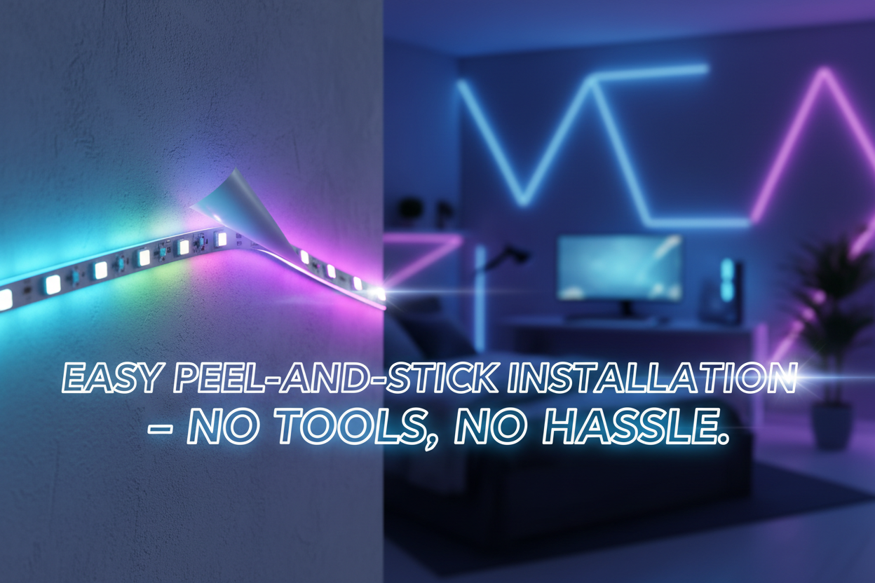 100ft Smart RGB LED Strip Lights